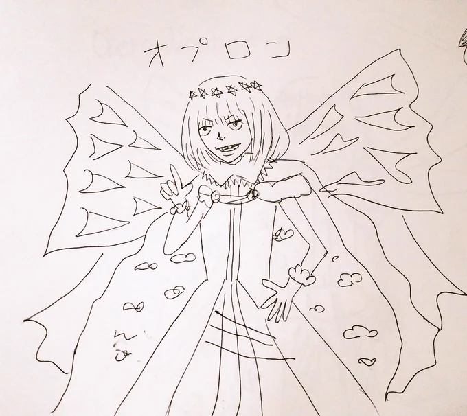 妹さんが我の推したくさん描いてくれてたんだがなんだろう、味があってとても良い、見れば見るほど良いな、スルメイラスト🦑 
