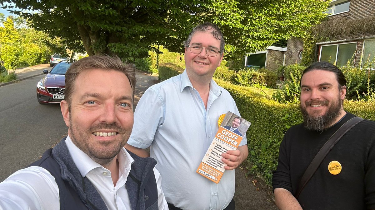 James Read (@james_a_read) on Twitter photo Have been canvassing for <a href="/CooperGeoff/">Geoff Cooper</a> to be elected in Romsey and Southampton North 3 evenings this week, and a great reception each day. Less than a month to go now to get Geoff elected! Have been canvassing for <a href="/CooperGeoff/">Geoff Cooper</a> to be elected in Romsey and Southampton North 3 evenings this week, and a great reception each day. Less than a month to go now to get Geoff elected!