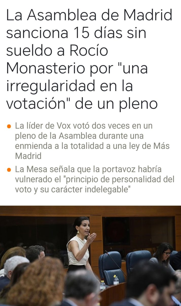 lil20199's tweet photo. @monasterioR He aquí unas muestras del respeto de VOX por la Justicia. https://t.co/KqTJAivees