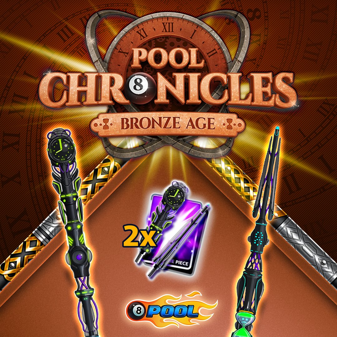 8ballpool's tweet image. NEW #PoolChronicles #BronzeAge Table! 🛖

⏳ Win 2x more Cue Pieces
🗓️ Available until Thurs June 13

More Info » mcgam.es/ij2lzc

#8BallPool