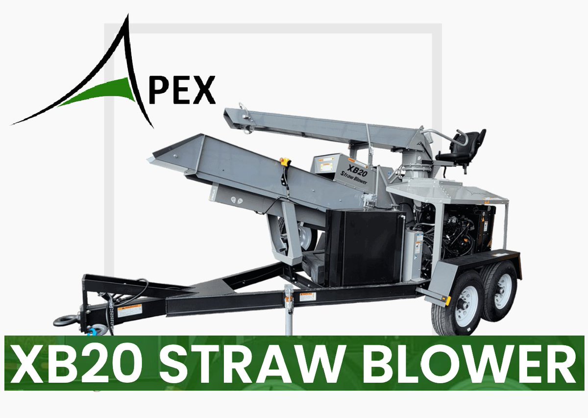 ApexApplicators's tweet image. Get the power and precision you need for large landscaping jobs with our new line of commercial straw blowers: 

ow.ly/pZmt50RRAjx

 #APEX #APEXApplicator #strawblowing #ApexStrawBlowing #ApexXB20Strawblower