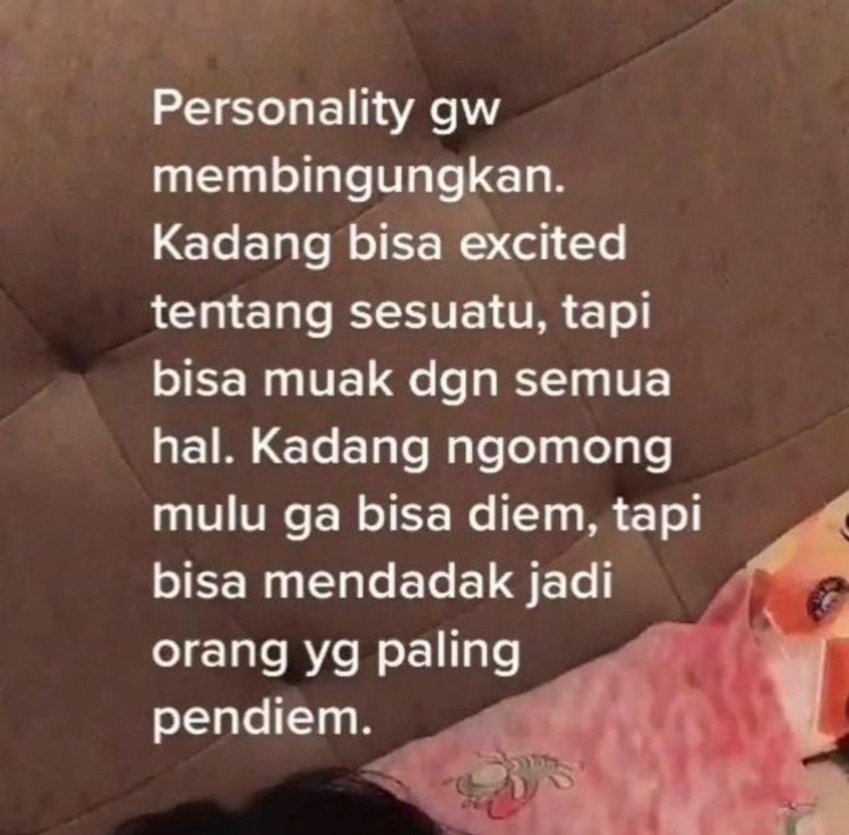 kadang tiba tiba juga bisa nangis