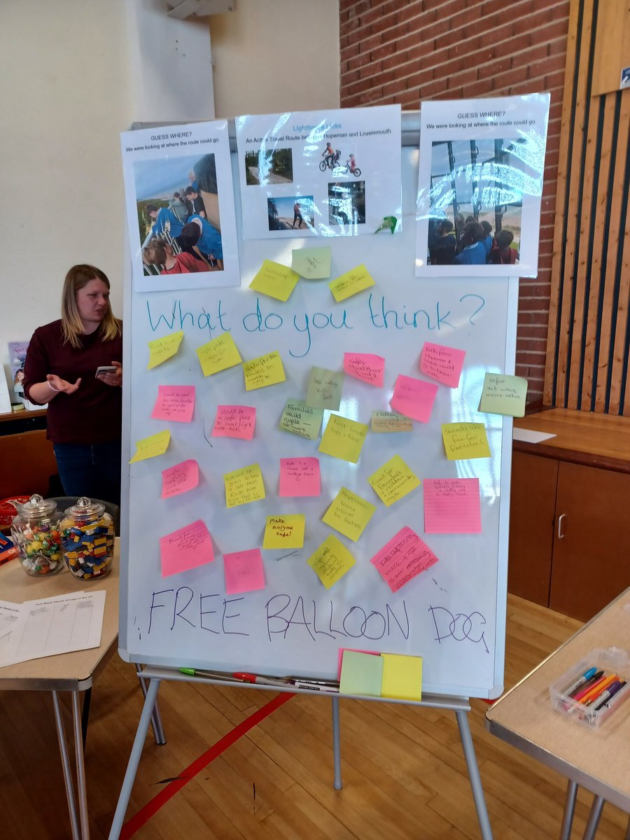 MorayWork's tweet photo. Fabulous morning with the P7 Hythehill transition group- many balloon dogs were made, baking eaten and lots of comments about how great the Active Travel Route will be!
#morayyouthwork #Lighthouse Links https://t.co/yJbKK1WaZb