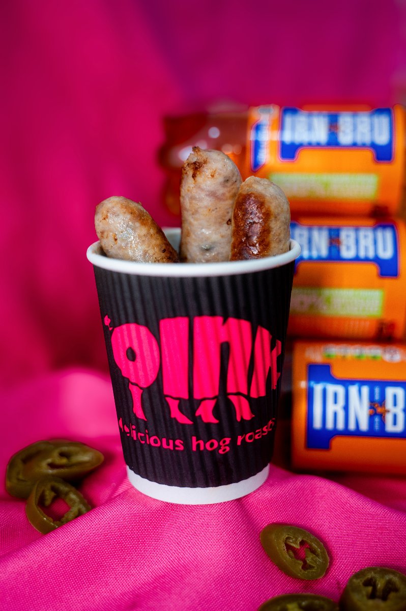 🐷Start the weekend with a sizzle!

Take a walk around town and stop by to refuel with an Oink or our monthly special Scottish Sizzlers - Jalapeno Irn Bru sausages!

ℹ️We are open from 11 AM to 5 PM.