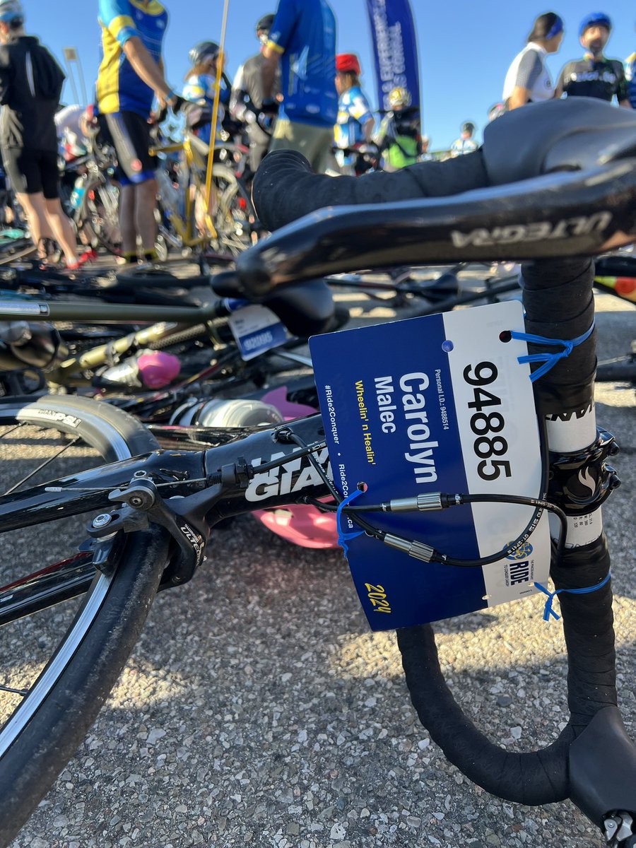 DocMalec's tweet image. Today is the day !!! Wheelin’ and Healin’ ready to ride !!! @HaltonHlthcare @CCHOHT #ride2conquer 🚴🏻
