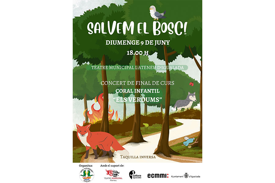 La Veu de l'Anoia (@veuanoia) on Twitter photo 🎶 “Salvem el bosc!”: concert de la Coral <a href="/ElsVerdums/">Coral Els Verdums 🦜</a> aquest diumenge 👉 ow.ly/Stks50SbwbX
➡️ Els cantaires de la Coral Els Verdums mostraran les cançons que han après els darrers mesos al Concert de Final de Curs. 🎶 “Salvem el bosc!”: concert de la Coral <a href="/ElsVerdums/">Coral Els Verdums 🦜</a> aquest diumenge 👉 ow.ly/Stks50SbwbX
➡️ Els cantaires de la Coral Els Verdums mostraran les cançons que han après els darrers mesos al Concert de Final de Curs.