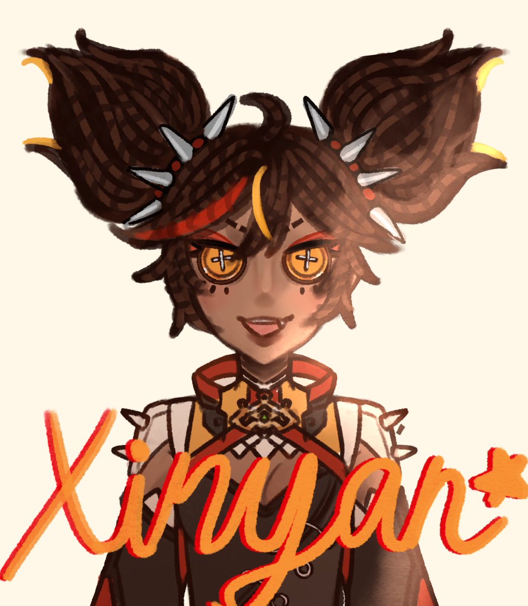 cafesumii's tweet photo. Xinyan in Identity V!!🧡 #Xinyan #IdentityV #GenshinImpact https://t.co/77V73Tj30c