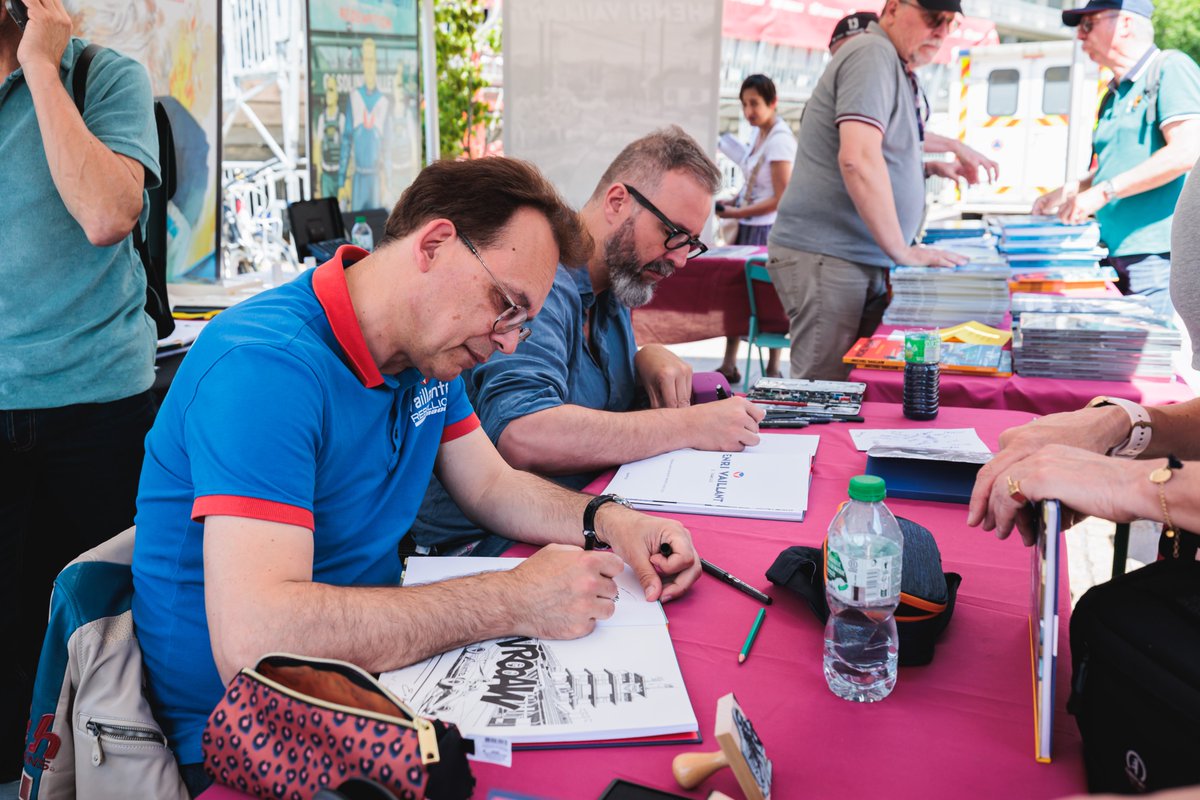 Séances de dédicaces au pesage des 24h du Mans !

Présence des auteurs de Michel Vaillant Denis, Marc, Eillam, Vincent et Claudio.

Puis retrouvez le stand Michel Vaillant dans le Village des 24h du Mans, Allée des Paddocks du 11 au 16 juin non stop.

Photos © Germain Hazard