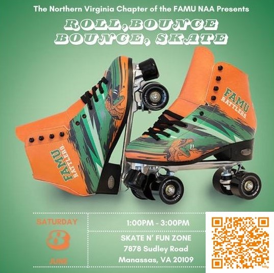 NOVAFAMUalumni's tweet photo. TODAY! TODAY!! TODAY!!! There's still time to purchase your ticket to come roll, bounce, skate, or slide on through with NOVA FAMU! https://t.co/O6qCTJbEf8