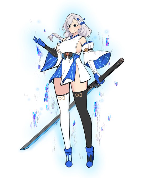 ノリで作ったけど青色もめちゃくちゃ
似合うかもしれん 