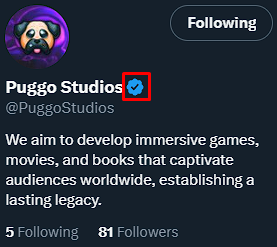 PuggoStudioNews's tweet photo. The @PuggoStudios account is now verified! https://t.co/nABTKqdKgK
