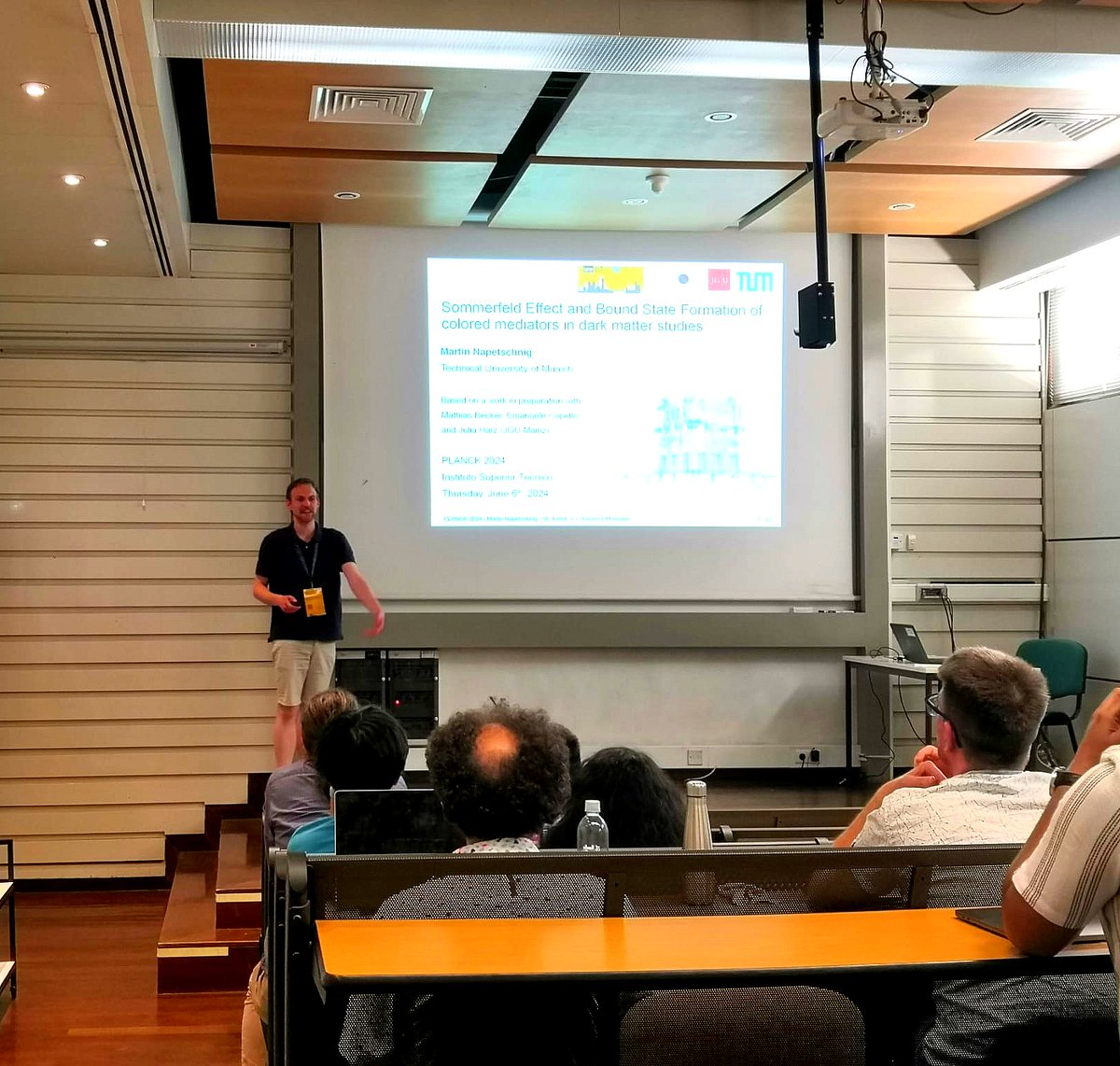 MartinNapetsch1's tweet photo. Right back from the PLANCKS conference in Lisbon 🇵🇹. It was a week full of exciting talks and stimulating discussions about current hot topics high energy physics. https://t.co/Fp9kvkCGDJ