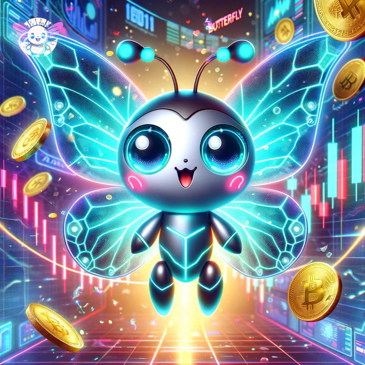 🦋✨ ButterflyInu dominating the crypto market! #ButterflyInu #CryptoRevolution