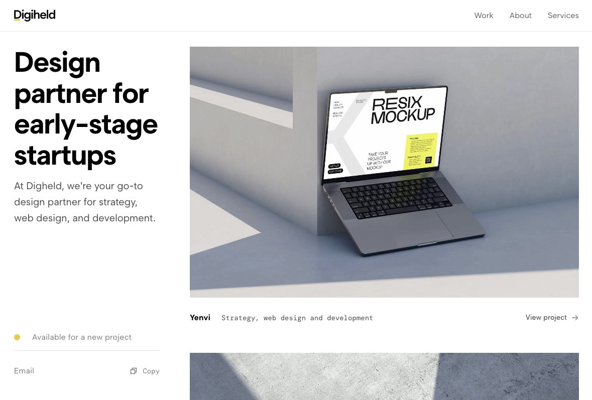 Web design studio website - what are your thoughts?