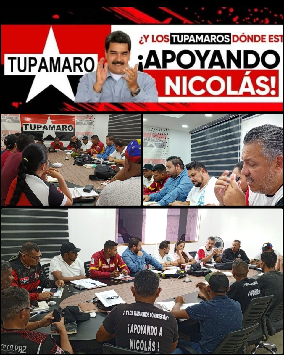 Con la orientación del Sec. Nal. <a href="/WBenavides_MRT/">Williams Benavides</a> y la planificación colectiva de la DNO avanzan para concretar las estratégias y balances táctico del pronóstico de los planes de acción que ejecutaremos para las próximas elecciones presidenciales del #28deJulio 
<a href="/NicolasMaduro/">Nicolás Maduro</a>