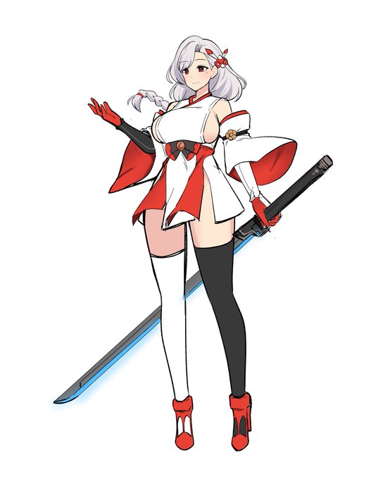 いつも着てる巫女服が強過ぎる力を
抑え周囲に被害を出さないための
『拘束具』で、本気出すと体にノイズ走って
青い巫女服になるの
『本来ならあり得ない存在』の表現としては
まぁまぁいい気はする。
文字通りバグみたいな存在 