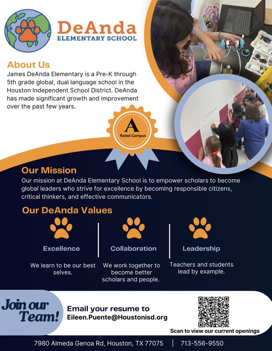 Eileen Puente (@mrspuentehisd) on Twitter photo Come join us at Hattie Mae White this morning from 9-12! We are looking for an SLC teacher and a 3rd grade math teacher! @HisdSouth <a href="/Deanda_HISD/">DeAnda HISD</a> @TeamHISD Come join us at Hattie Mae White this morning from 9-12! We are looking for an SLC teacher and a 3rd grade math teacher! @HisdSouth <a href="/Deanda_HISD/">DeAnda HISD</a> @TeamHISD