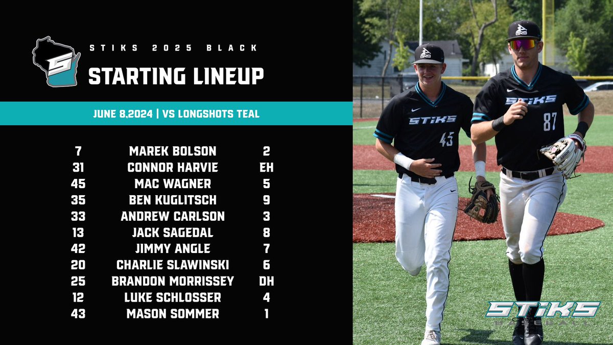 Ride and shine! Game 3 lineup. #STiKS