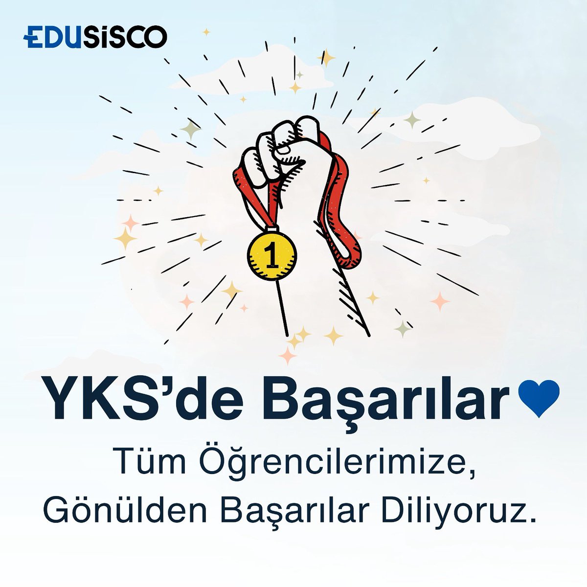 edusisco's tweet photo. ❤️Sevgili öğrenciler,

emeklerinizin ve azminizin karşılığını alacağınız bu önemli günde hepinize gönülden başarılar dileriz. 🍀🧿❤️

#yks #yks2024 #tyt #tytmatematik #yksmatematik https://t.co/Wqx6DHh3HX