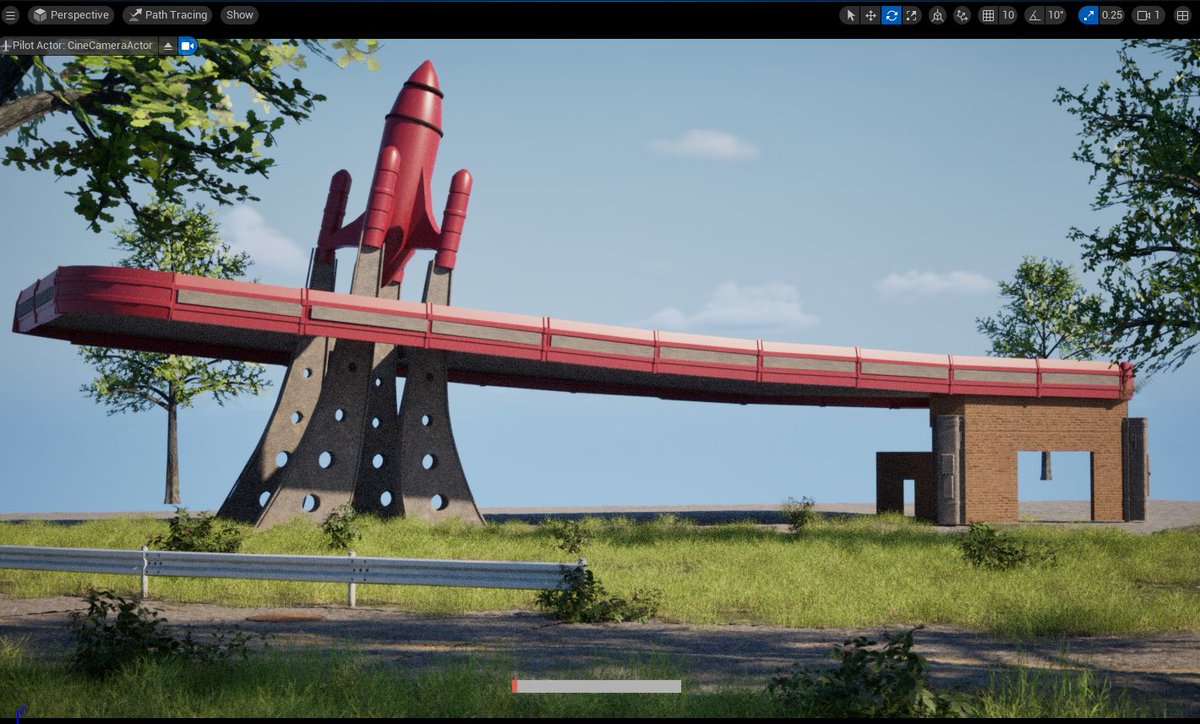 Red Rocket Station

Very happy with this one! All assets minus a few were modelled by myself in 3DS max 

Rendered and composited in Unreal Engine 5.4 

#UnrealEngine #Fallout #Fallout4