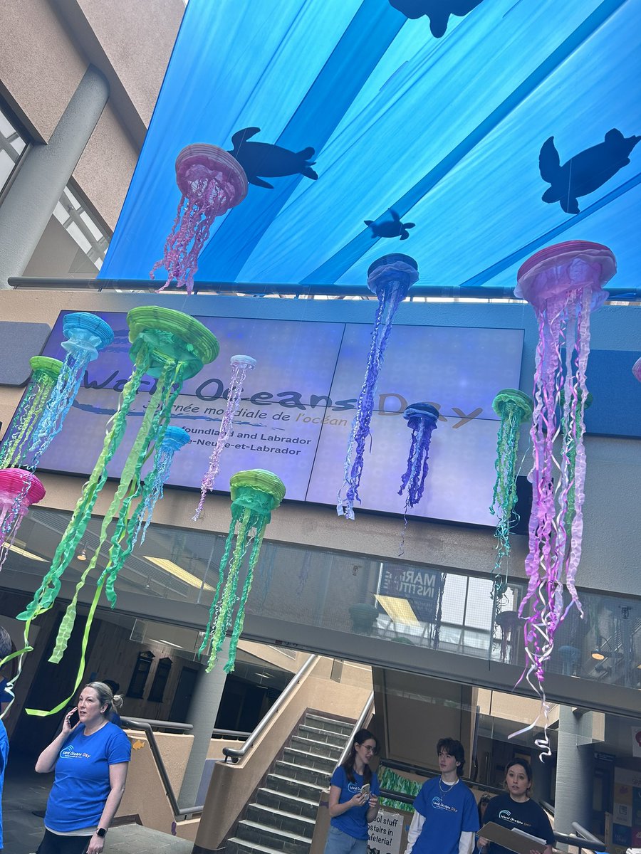 It’s World Oceans Day 🌎🌊

The <a href="/marineinstitute/">Marine Institute, Memorial University</a> team is excited and ready to engage in the public event on campus today. 

#WorldOceanDay2024