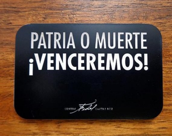 🇨🇺 Nuestra consigna siempre será Patria o Muerte.
#Venceremos
#Cuba #FidelPorSiempre <a href="/Barbara78904587/">BarbaraRojas</a> <a href="/LiannaMartnez/">Lianna Martínez</a> <a href="/dianellapp/">dianellapp</a> <a href="/EscobarNirma/">Nirma Escobar Cabrera</a> <a href="/MTrigueroCruz/">Modesto Triguero Cruz</a> <a href="/pelaez13331/">Olga Pelaez</a>