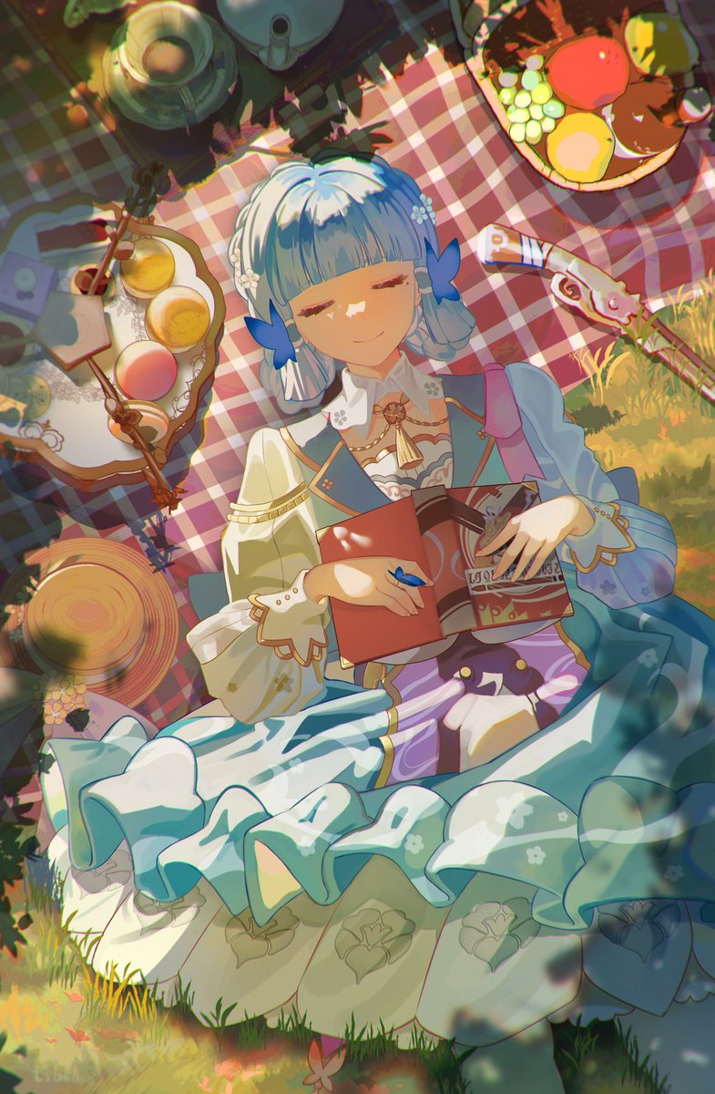 "Like a story from a book, she treasures every experience- like a missive written in her heart."

#神里綾華 #源神