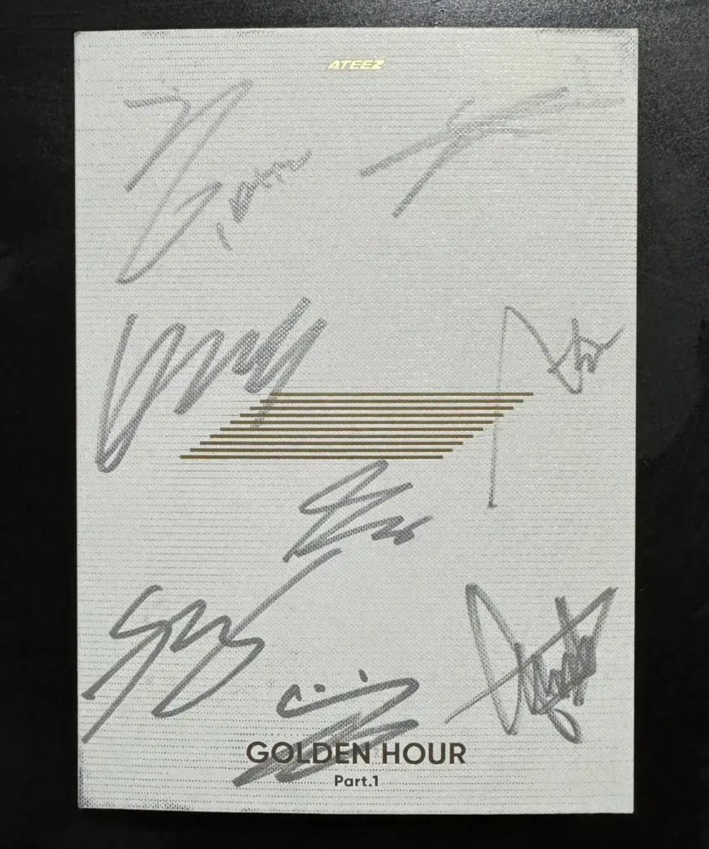 Ateez - Golden Hour Signed Album - $220 (Excludes Shipping Costs)