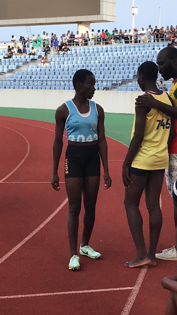 EliteSchsLeague's tweet photo. 2024 Central Region Schools &amp; Colleges Inter-Zonal Athletics Competition [Zone 3]- 

Best Girls’ Athlete : Naseera Quansah of SAMMO Senior High School 

🥇200m- 24:2s- RECORD
🥇100m -RECORD
🥇400m-56:1s-RECORD
🥇4x100m RECORD

#CAPEinterco | #sambacfoundation | @RidgeRoyal_ https://t.co/Fxpsfm5UjB