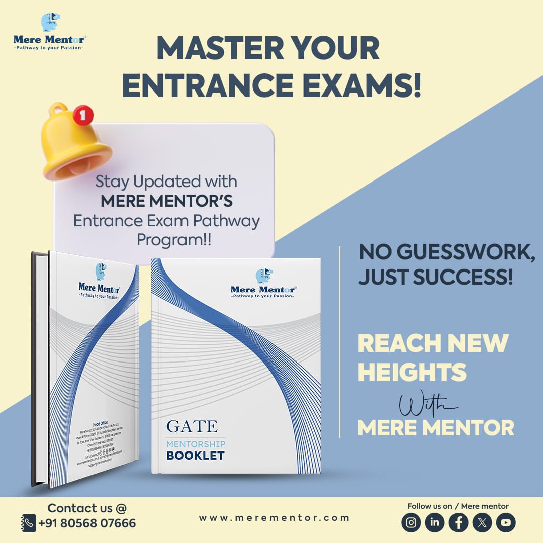 Beyond_Mentor's tweet photo. Struggling to crack entrance exams? 😰

Mere Mentor's Entrance Exam Pathway Program will guide you💯

Contact us at 8056807666🏅

#entranceexam #exams #examstress #examseason #mentorship #mentorshipmatters #careergoals #careerdevelopment #careersuccess #careeropportunities https://t.co/zobXyRfHPp