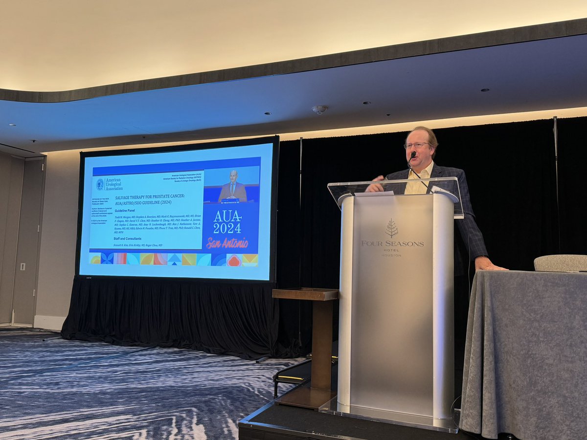 RRGonzalezMD's tweet photo. #AUA24 Take home message showing on ⭐️now⭐️ at #TUS24 @TxUrological in #HTX.
@jdhdavis @MDAndersonNews presents punchlines in PROSTATE CANCER. Lots of updates, especially in the #salvage setting and #BCR setting when prior therapies, including #XRT and focal, fail.
@AmerUrological @SCSAUA @BrianMilesMDCaP @DrRajSat @DharamKaushik5