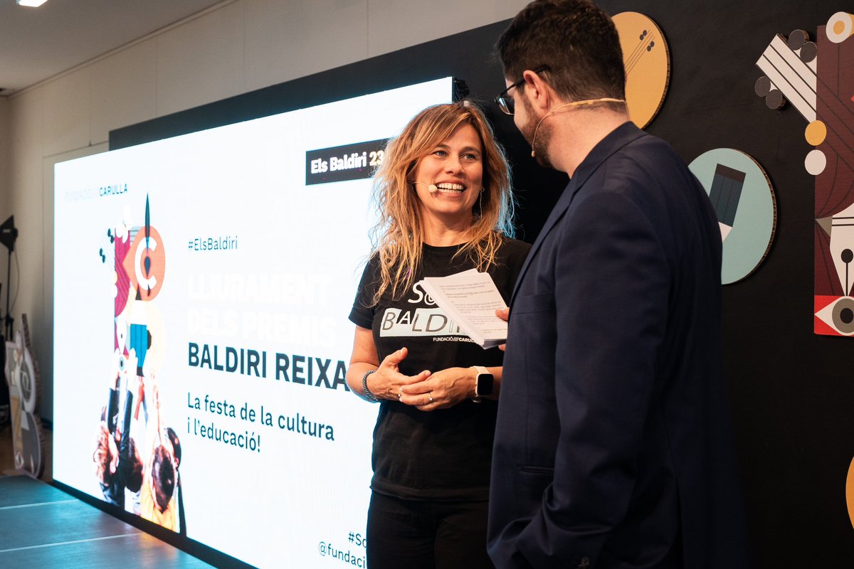 FundacioCarulla's tweet photo. ✨Fins aquí els #ElsBaldiri2024

🩵 Tanquem una jornada plena d’emocions i donant suport a projectes que estan transformant les nostres aules fent ús de l’art com a motor de canvi.

👏 Enhorabona a totes les escoles premiades! Gràcies a tots els que heu vingut fins aquí! https://t.co/XWRvV2i5fO