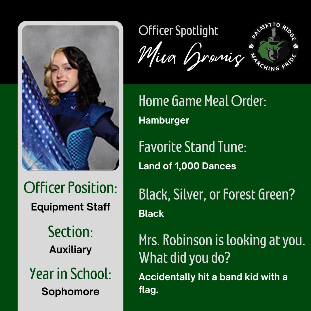 Palmetto Ridge Bands tweet media