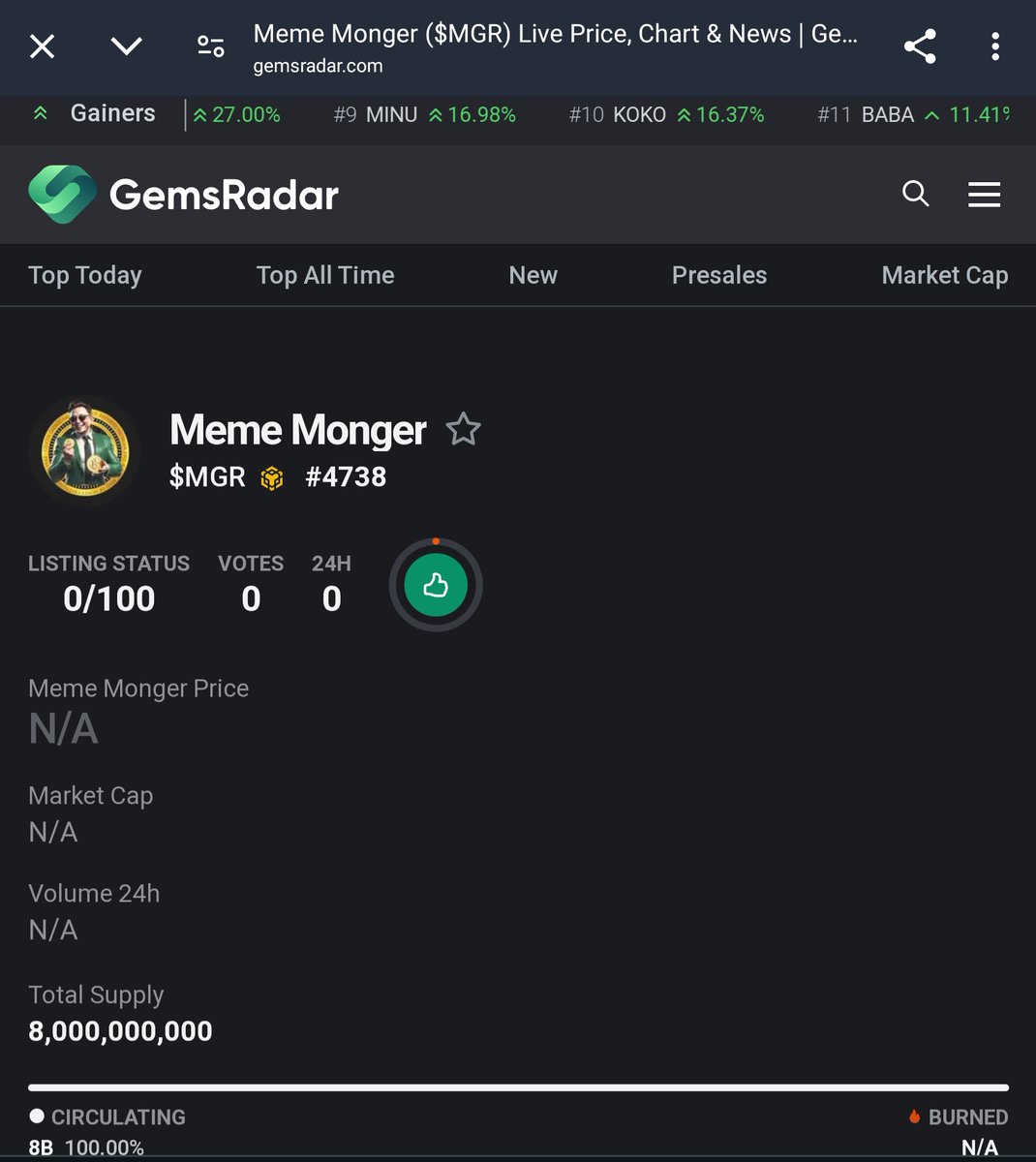 Meme_Mongers's tweet photo. we are excited to announce that we have listed our  MEME MONGER in these platforms.🚀🚀

https://t.co/OVNlKRl9mW
https://t.co/expMjTgMAp
https://t.co/UrdjXAqv7o
https://t.co/a2FbGFKO7M

#bnb #btc #solanawhale #Memecoin2024 #Basememes #cryptocurrencytrading #trading #contest #airdropcommunity #giveaway