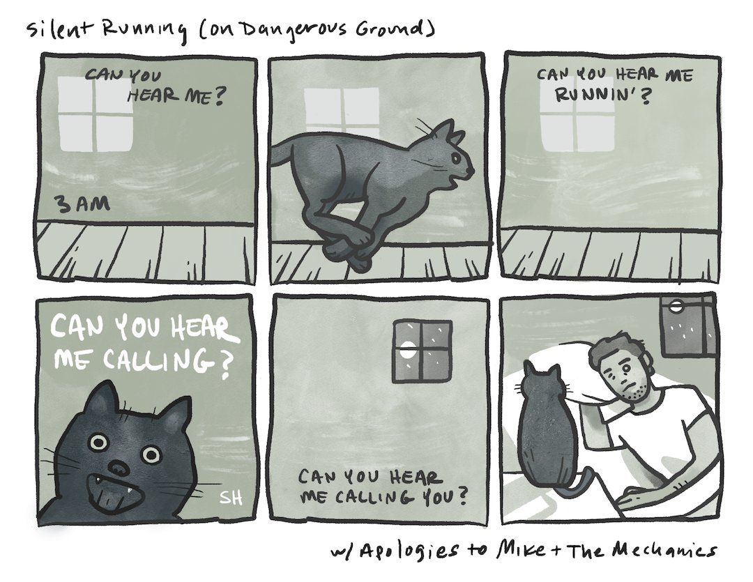 Happy #Caturday 

#comics #80sMusic