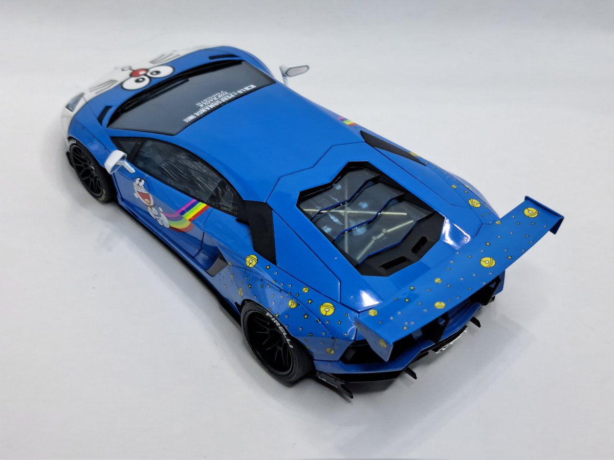 アオシマ+SKデカール 1/24 LBワークス ランボルギーニ アヴェン