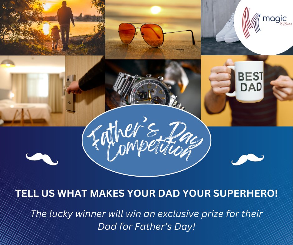 Stand a chance to win a Father's day prize for your Dad letting us know in the comments, what makes your dad your superhero! 📷📷📷