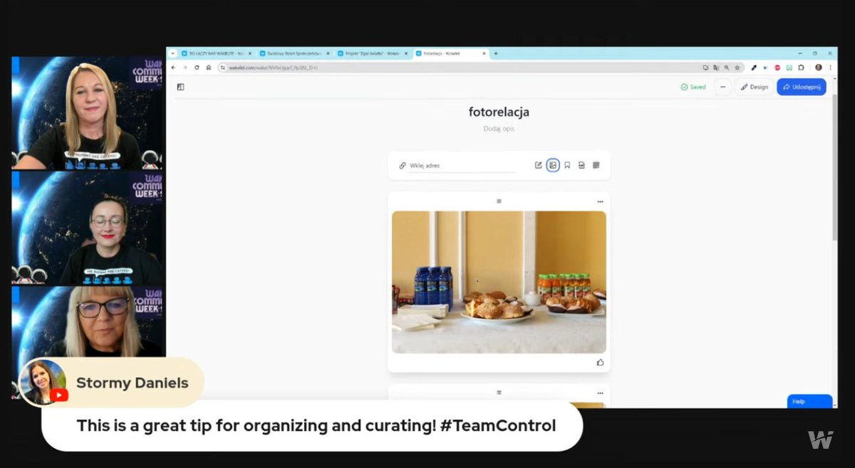 MsDanielsStormy's tweet image. 💐 So much positivity and many great tips happening in this session! If you missed it, do catch the replay!

@Wakelet #TeamControl! 

@DorotaWalczukPL @MonikaKhanEDU