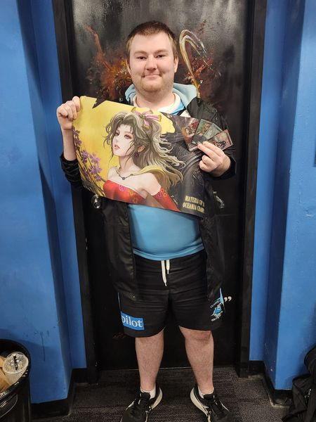 FFTCGAUS's tweet photo. A breakout win for Braydon Towers on Knights at #materiacup #wollongong 

Decklists will be up Monday local time.

1st Regionals for the season tomorrow, might throw some lists up from that too! https://t.co/deDWnJI0Id