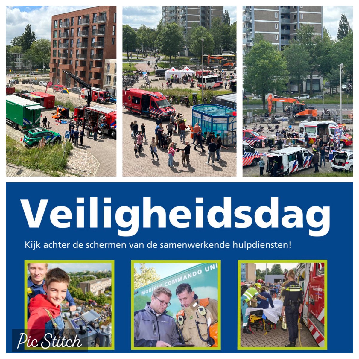 Wat mooi om te zien dat er al heel veel bezoekers, jong en oud, de weg hebben gevonden naar de veiligheidsdag! We zijn er nog tot 16:00 uur. Bezoekadres hoofdkantoor: Prins Bernhardplein 112, Zaandam. <a href="/VrZW/">Veiligheidsregio Zaanstreek-Waterland</a>