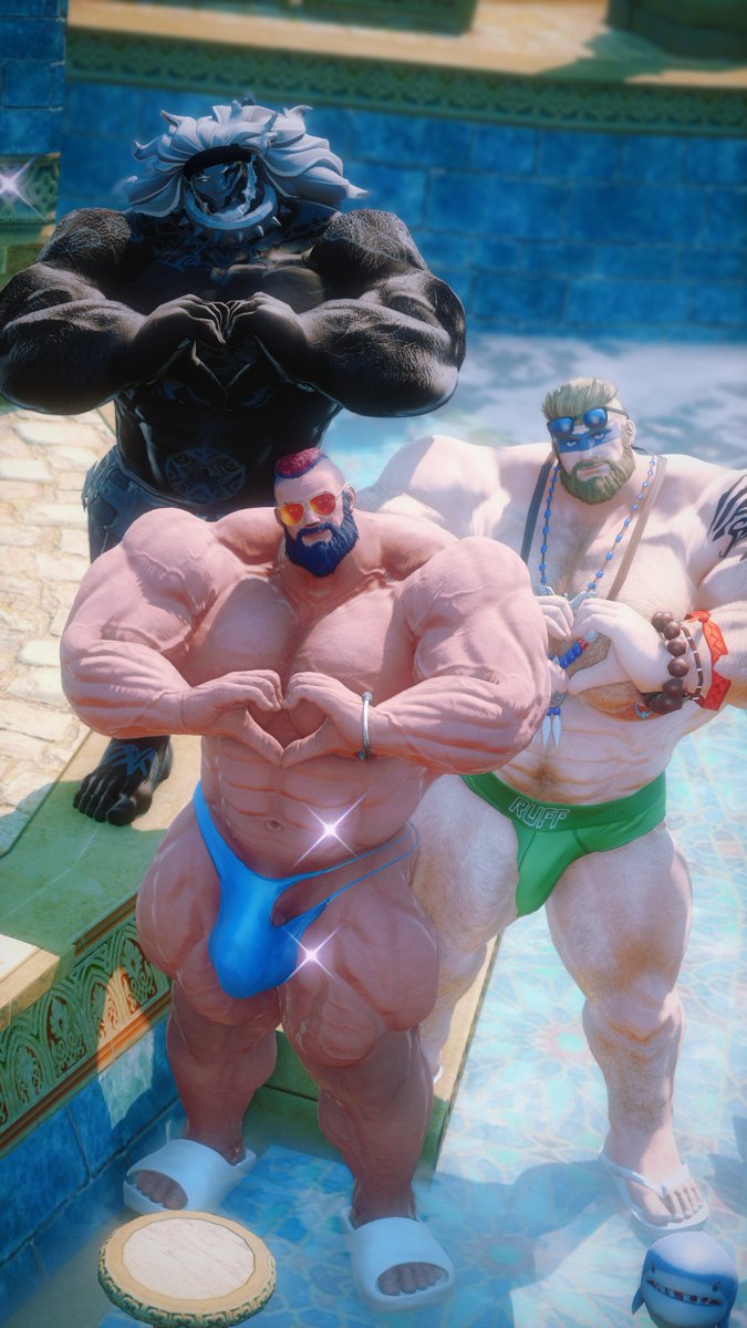 xerxes_yelnos's tweet photo. Some more shots from earlier #ROEPOOLPARTY ๐ featuring @/taogebear and @/DiabolicalLord ! https://t.co/Yz9B3DTCUX