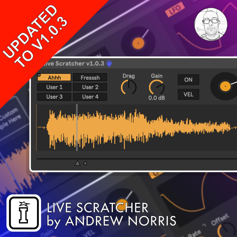 IsotonikStudios's tweet photo. Andrew Norris has been hard at work for this the final update to our free Live Scratcher MAxforLive Device for Ableton Live...
AVAILABLE HERE: https://t.co/kSx8ryWEAe https://t.co/8zdOBObBnW