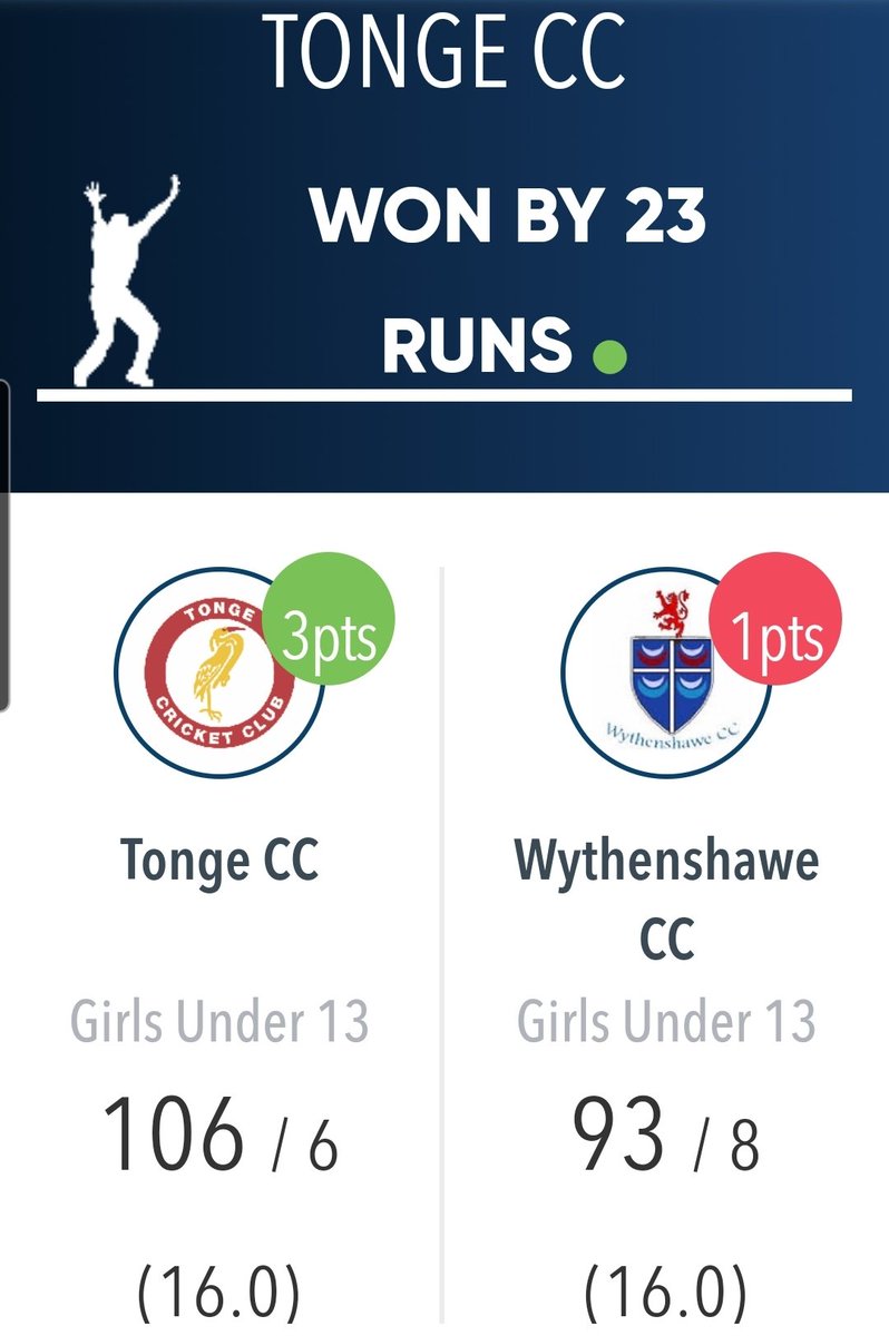 TongeCC's tweet photo. History has been made this morning... these girls are the first group to play in a competitive hardball game for Tonge... and we won! 

A fantastic team performance v a brilliant @wythycc_sports team!

Special mention to Poppy and Ruby who scored 50 off 25 balls! 

#UptheTonge 🏏 https://t.co/tXS4aI5WQy