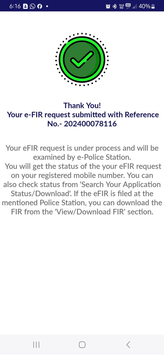 ChandanDdwivedi's tweet photo. @dgpup @adgzonekanpur @igrangekanpur @kanpurdehatpol @cyberpolice_up 
dear sir ihave registered an e fir https://t.co/Bp4JTnv7sI