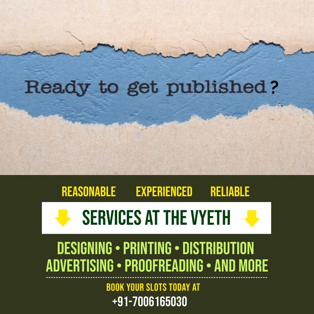 vyethpublishing's tweet photo. Publish with #Vyeth and let your voice be heard. https://t.co/RvfGgUBBwH