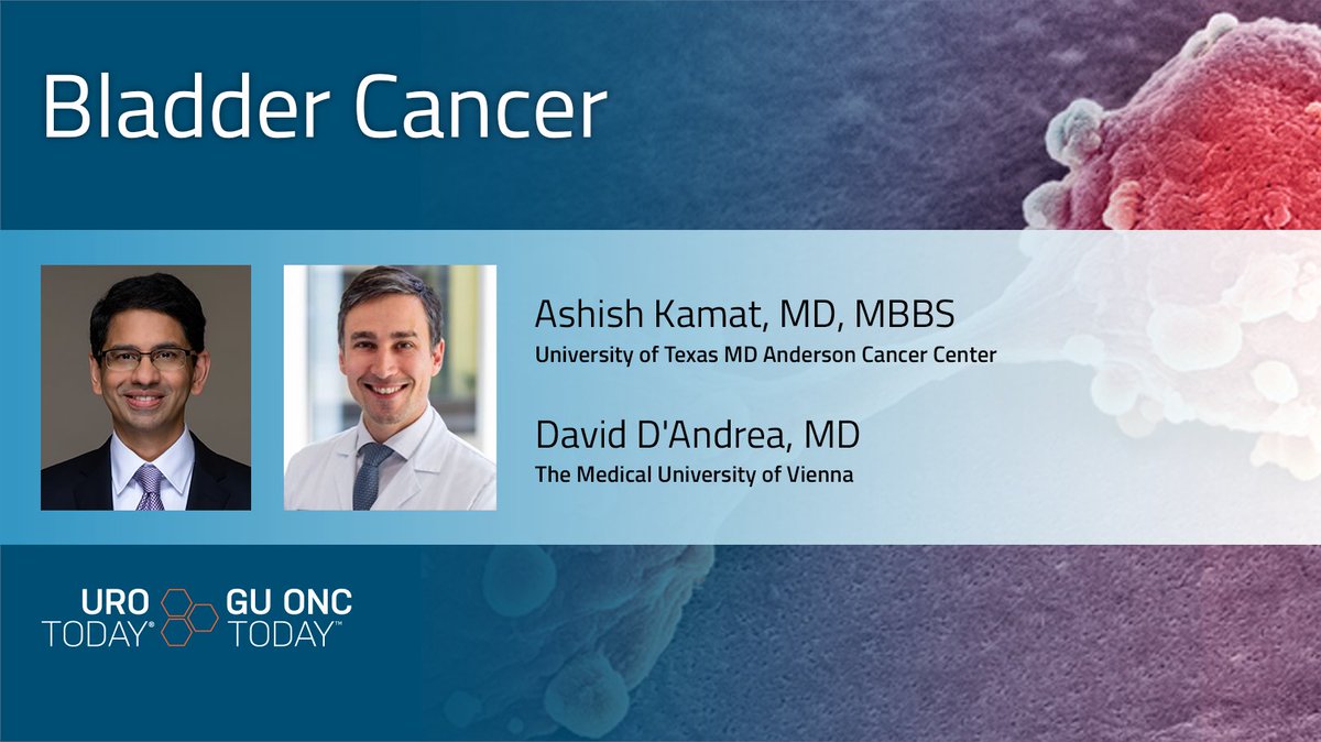 urotoday's tweet photo. #BladderCancer: En bloc resection technique shows promise. David D'Andrea, MD @MedUni_Wien joins @UroDocAsh @MDAndersonNews to discuss the #eBLOC trial, focusing on en-bloc versus conventional resection of bladder tumors. #WatchNow on UroToday > https://t.co/txXPa9bkji https://t.co/d4r0cfvA0J