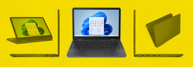 wejotx's tweet photo. Flexible, rugged, and captivating. The reviews are in — the #Lenovo Yoga 300w #Laptop can do a lot, from folding like a tent to screen writing with ease. Explore its features and benefits for educators, students and everyone. #EdTech @EdTech_K12 https://t.co/K0QBZJ1WoO https://t.co/gdEcIZOlWA