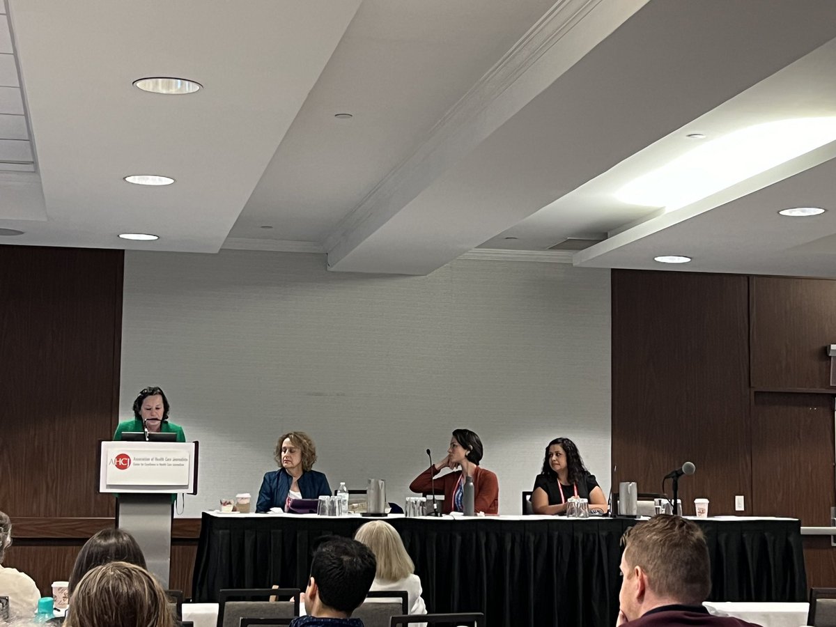 Ali_Foti's tweet photo. Jean Moore, @CHWS_NY Director and @NYHFoundation grantee, highlights the disconnect between health professionals’ many competencies and states’ restrictive legal scopes of practice in NYS and beyond. Journalists across the country at #HJ24 are taking note! https://t.co/pFmhur71Xw