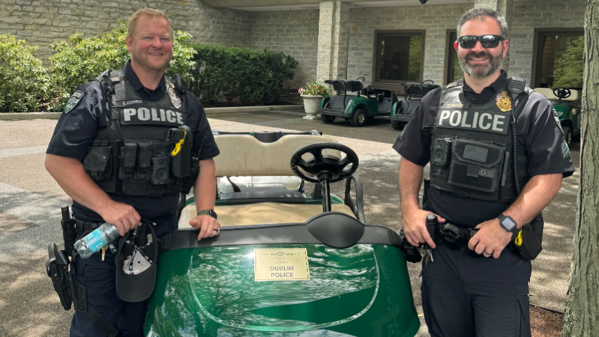 DublinOhio's tweet photo. Thank you to our @DublinPolice officers for their unwavering commitment to ensuring safety and security during the Memorial Tournament! Your hard work does not go unnoticed. 🚔🌟

#YourDublinPolice #StaySafeDublin #ExceptionalTeam https://t.co/YRPA8yxEu6