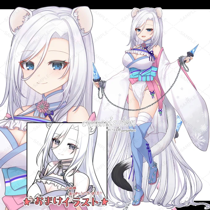 こちら描かせて頂きましたー!ありがとうございました!! 